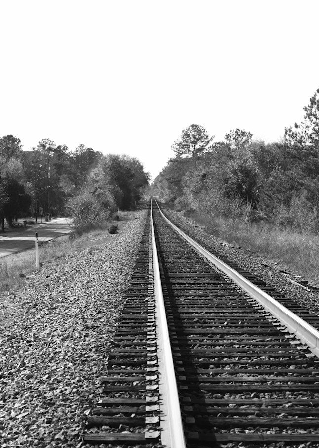 Railroad B&W Photography Art | The Scattered Artist