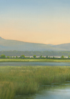 Tivoli Marshes With A View Of The Catskills Art | Tarryl Fine Art