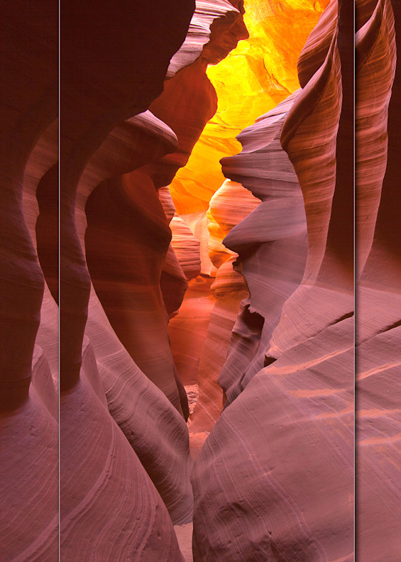 Antelope Canyon   Corkscrew Pano 3D Photography Art | Whispering Impressions