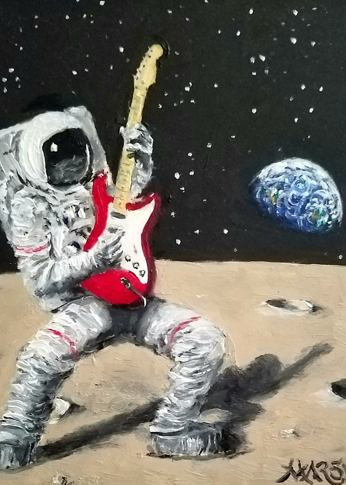 Moon Rock Star Fine Art Prints