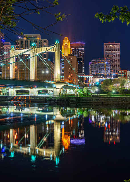 Hennepin Reflections - Pictures of Minneapolis Minnesota | William Drew