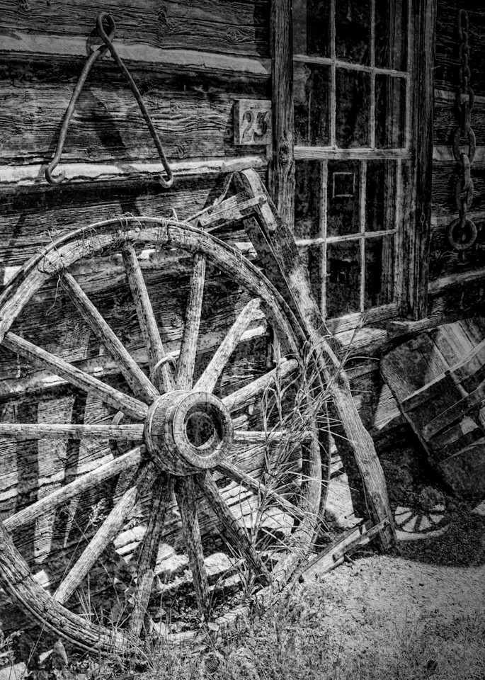 The Wagon Wheel Photography Art | BRosenleaf Art