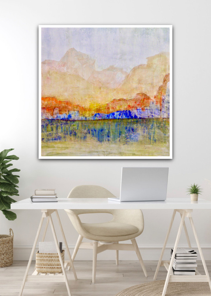 Blue Canyon Home Office Art | Studio Artistica