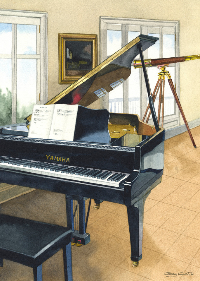 Music Room Art | Gary Curtis Watercolors