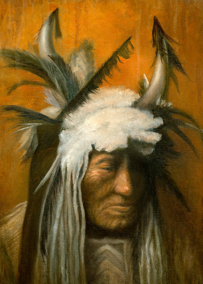 *Lean Wolf, Hidatsa Chief Art | Tarryl Fine Art