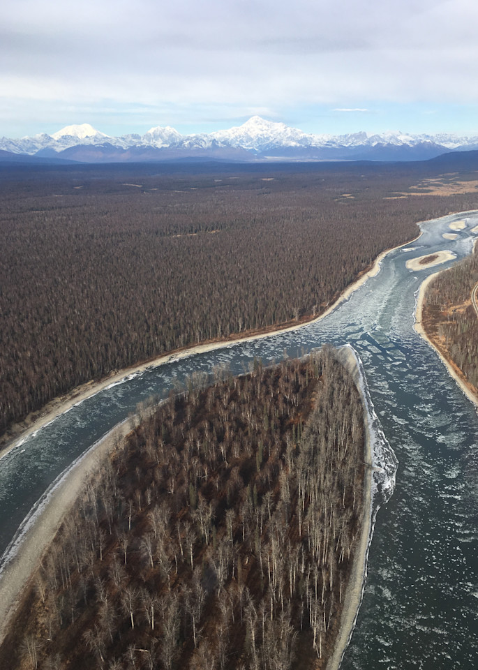 Susitna River's Curves  Photography Art | Visionary Adventures, LLC