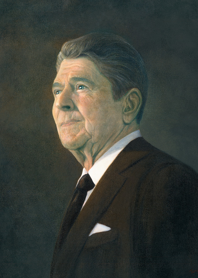 Ronald Reagan Portait Art | Tarryl Fine Art