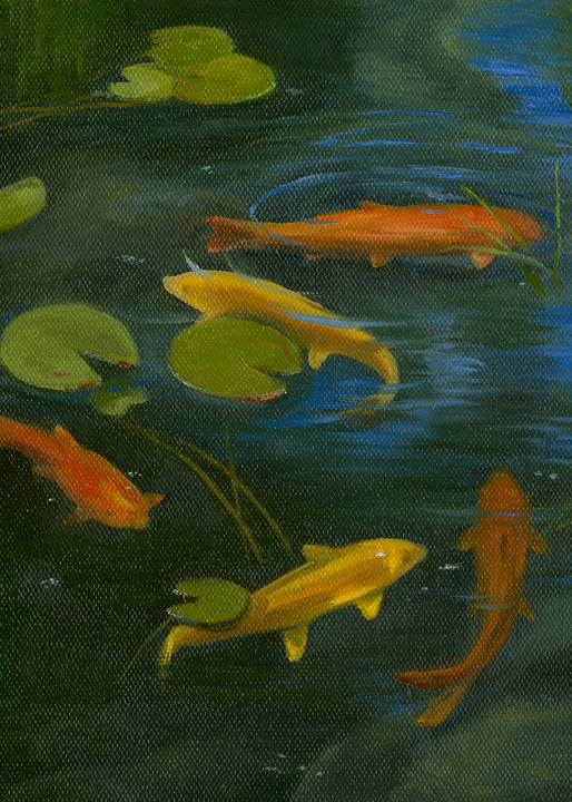 Koi Pond Art | Tarryl Fine Art