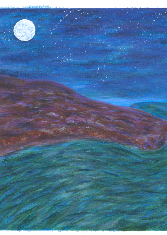 Midnight Moonlight Art | Off The Edge Art