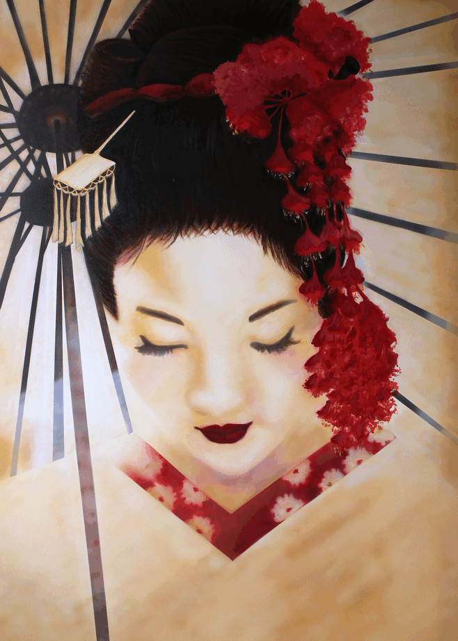 Geisha Art | Lynda Moffatt Fine Arts