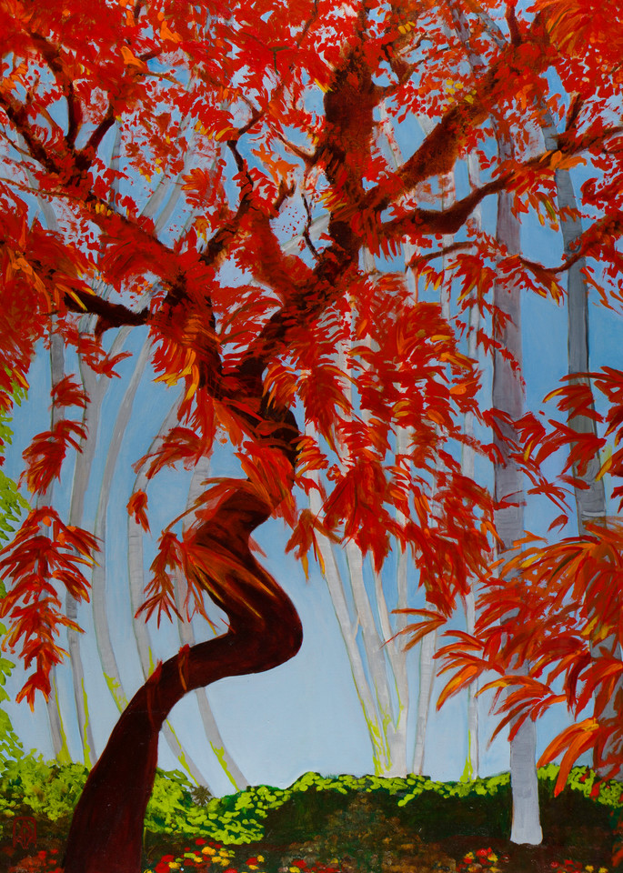 Tree Of A Different Color Art | Adria Becker Art