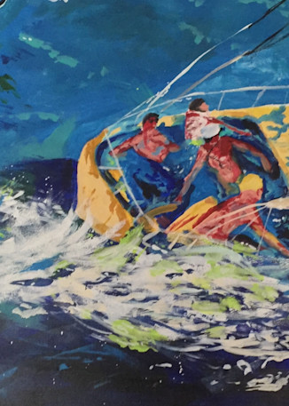 Homage To Neiman   The Aegean Sea Art | Scott Dyer Fine Art