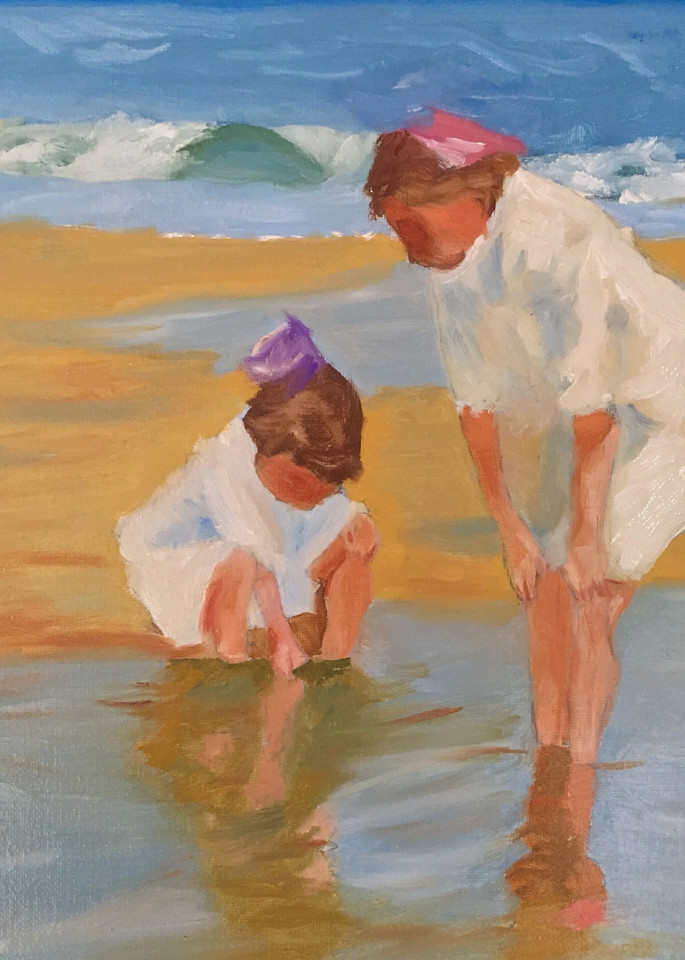 Girls Playing In The Surf Art | Scott Dyer Fine Art