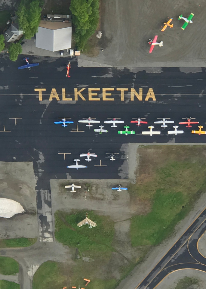 Talkeetna Airport Aerial Photography Art | Visionary Adventures, LLC