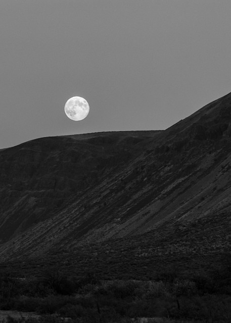 Blue Moon Over the Saddle Mountains, Washington, 2012