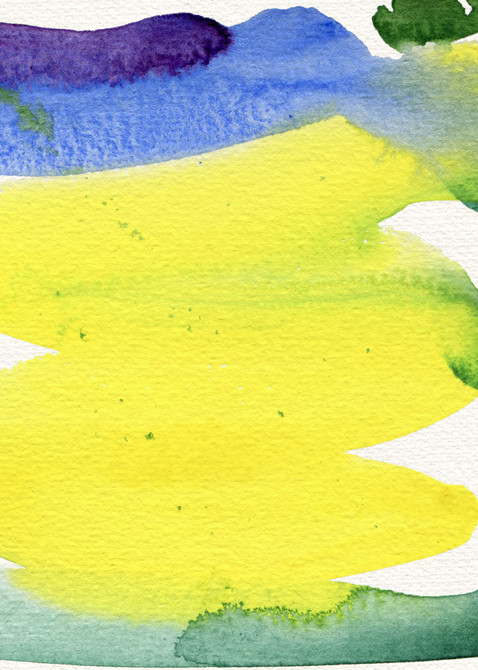 Yellow Abstract Landscape | Fine Art Prints