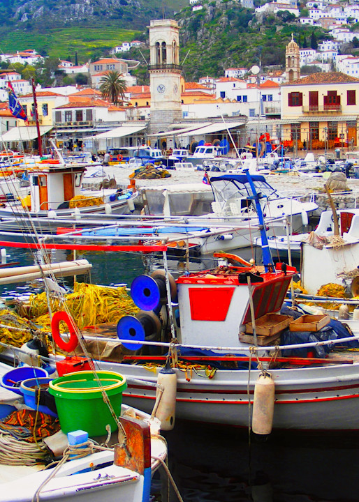 1 5 19 Landscapes  Hydra Island Harbor Greece Photography Art | Nature Pics By Andrew