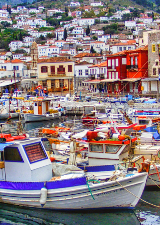 1 5 20 Landscapes  Hydra Island Harbor Greece Photography Art | Nature Pics By Andrew