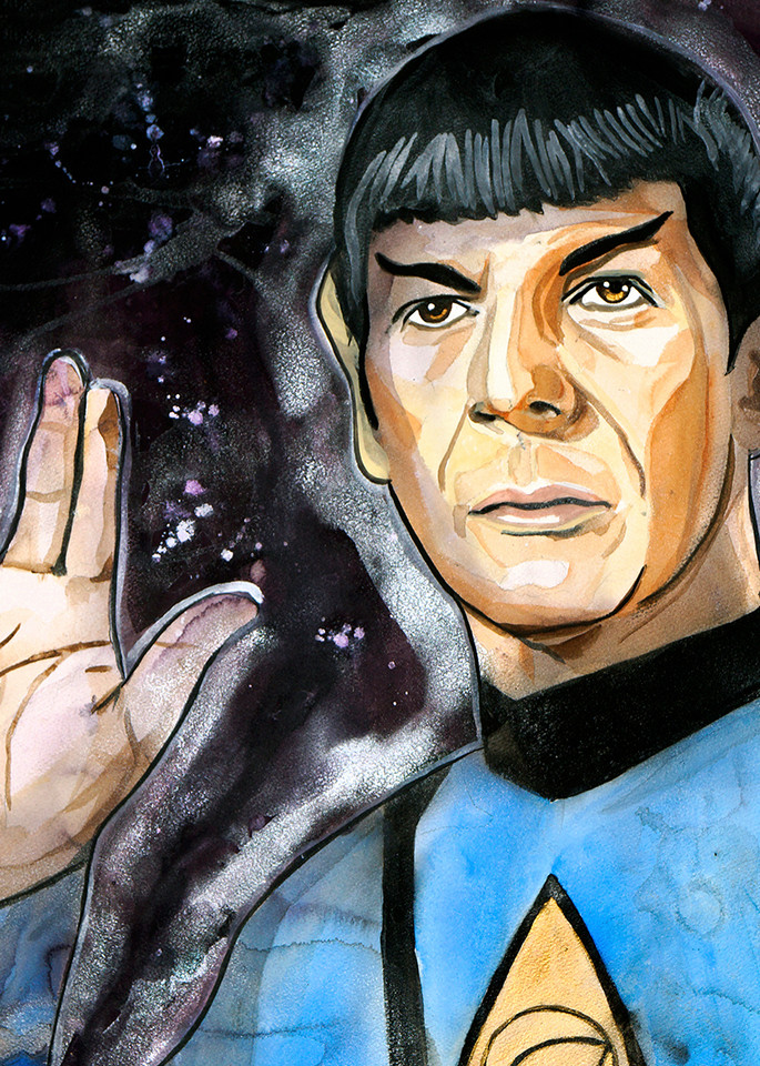 Spock Coaster Art | William K. Stidham - heART Art