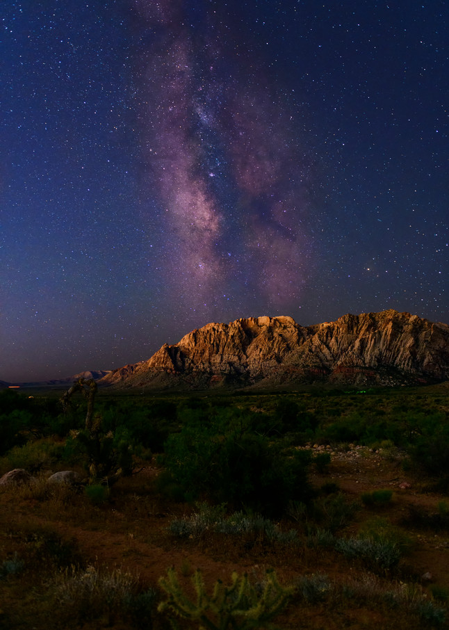Milky Way Over Red Rock | Jarrod Ames Photography