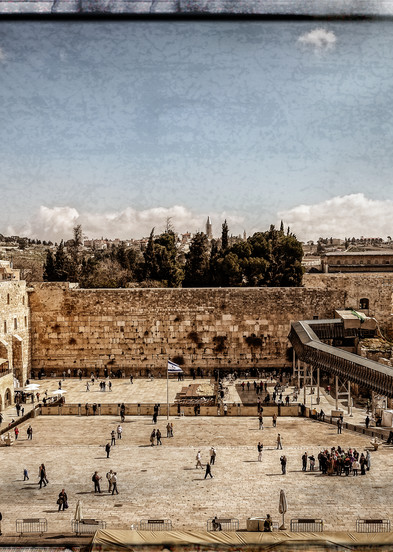 Jerusalem   Tuesday Morning At The Wall Photography Art | David Frank Photography