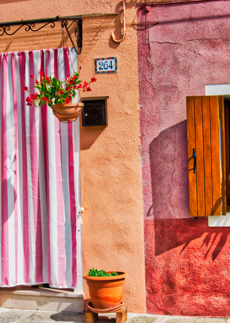Burano Front Door Photography Art | zoeimagery