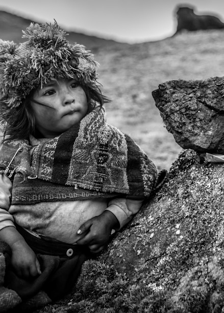 A kid in the Andes