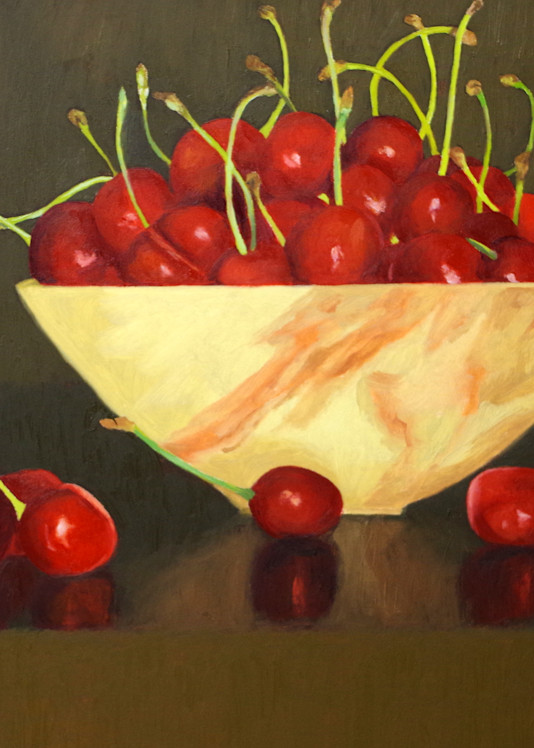 Life Is Just A Bowl Of Cherries Art | Helen Vaughn Fine Art
