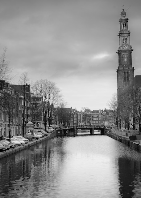 B&W Canal. Amsterdam Photography Collection | Eugene L Brill