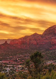 Fire in the Skies of Sedona | Jarrod Ames Photography