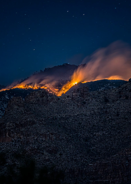 Bighorn Fire 6-30 1 | Night Skies Collection | CBParkerPhoto Art