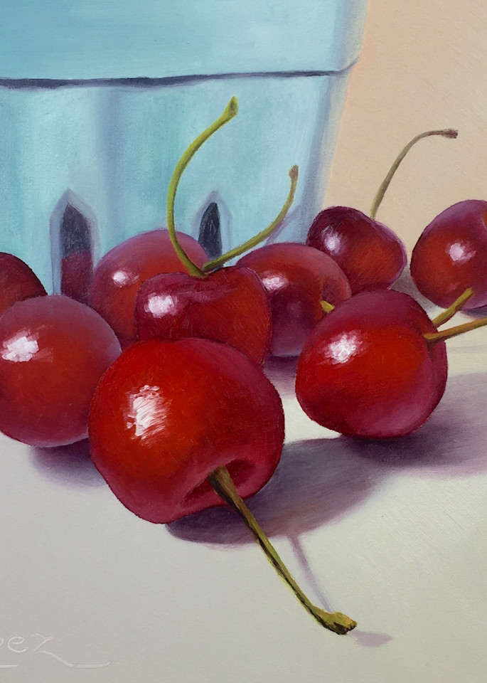 Cherry Season Art | Gema Lopez Fine Arts