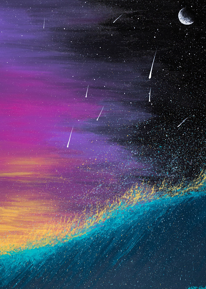 Starry Sea Spray Art | Haddaway Art