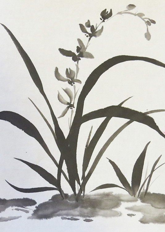 Grass.Orchid Art | Lynda Frautnick Fine Art