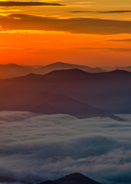 Albert Mountain Sunrise - Nantahala Mountains fine-art photography prints