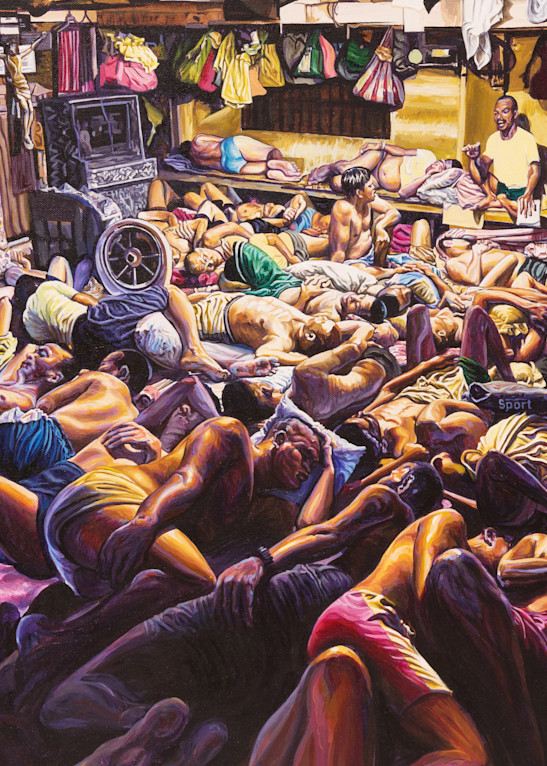 "Manila Jail (From The Nyt January 8, 2019 By Hannah Reyes Morales)  Art | George Terry McDonald Art