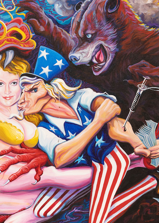 The Bear, The Whore And The Dragon Art | George Terry McDonald Art