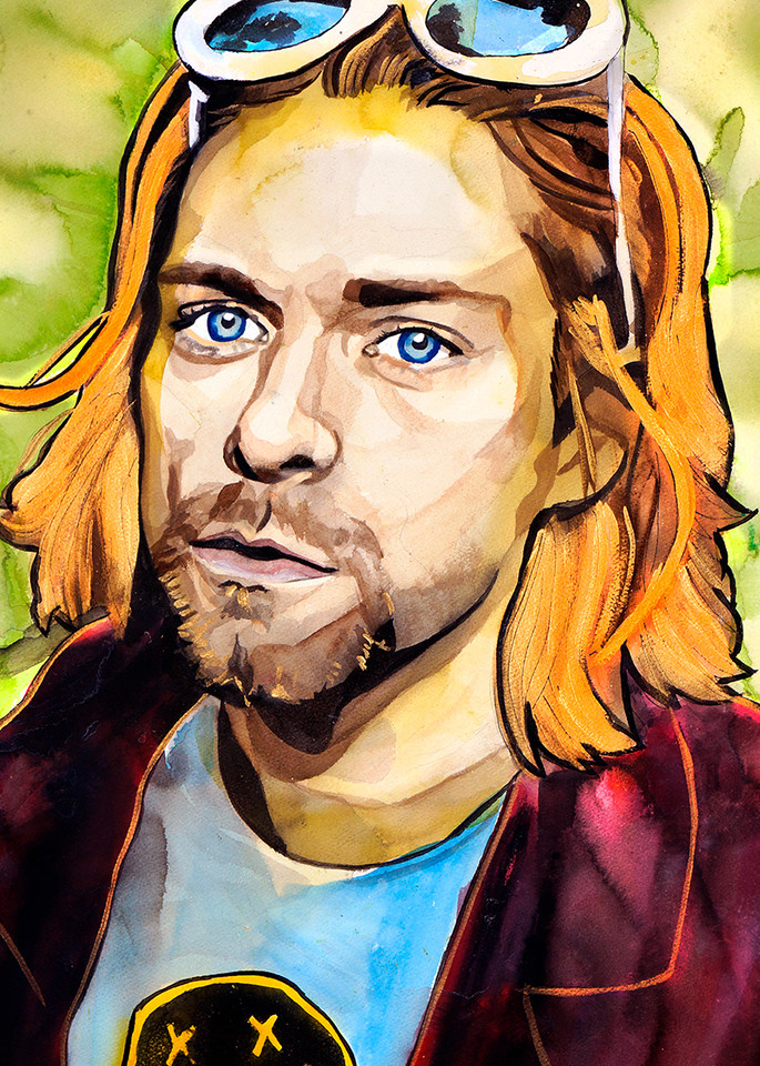 Kurt Cobain Life Force Coaster Art | William K. Stidham - heART Art