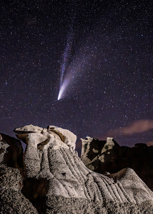 Comet Over Bisti I Photography Art | Peter Batty Photography