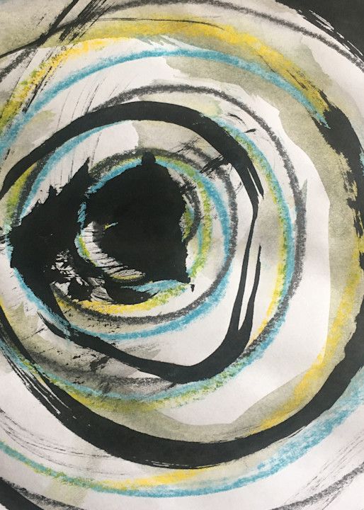 Detail From Spiral Studies #5, 2020 Art | larahanson