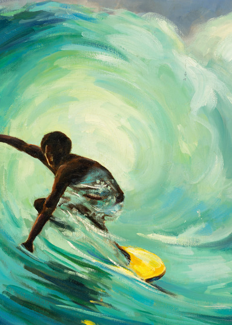 Surfer Art | Goldwoman Fine Art