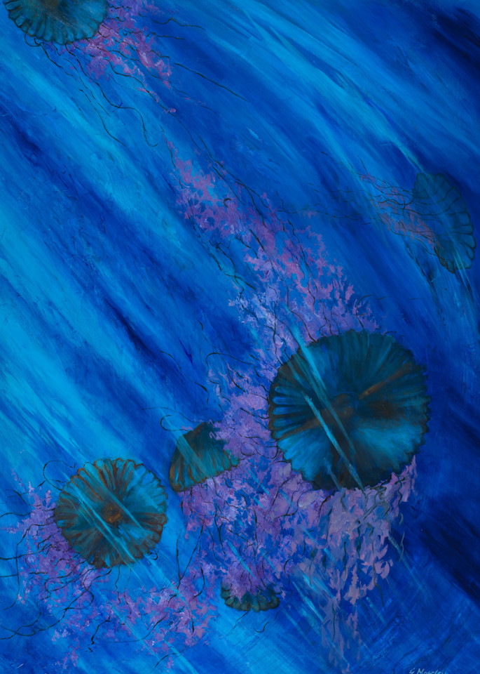 Jellyfish Reproduction Art | E.Moseley Studio