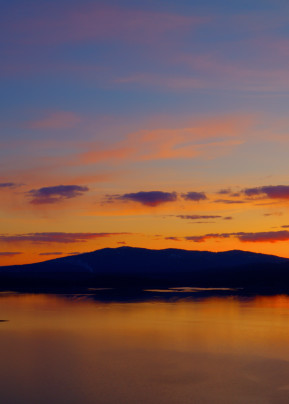 7B-Photography - Sandpoint Photography Tangerine Dream Sunset on Lake Pend Oreille in Hope Idaho