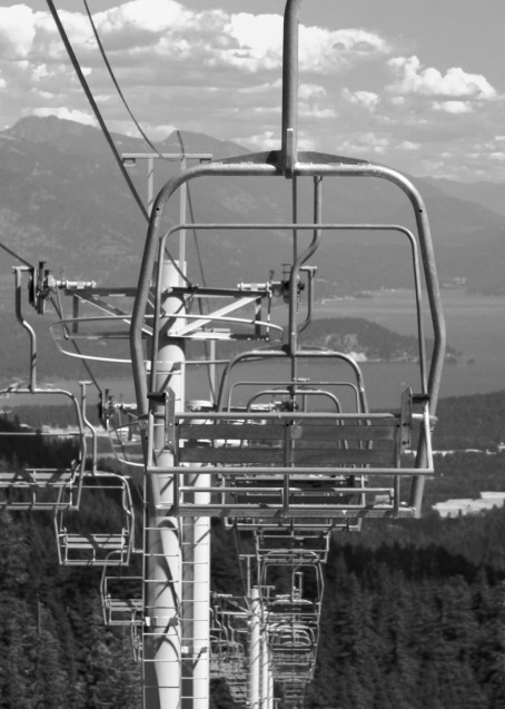 7B-Photography - Sandpoint Photography Vintage Lake Pend Oreille View from Schweitzer Mountain by 7B Photography