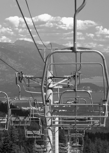 7B-Photography - Sandpoint Photography Vintage Photo Musical Chairs Lake Pend Oreille View from Schweitzer by 7B Photography