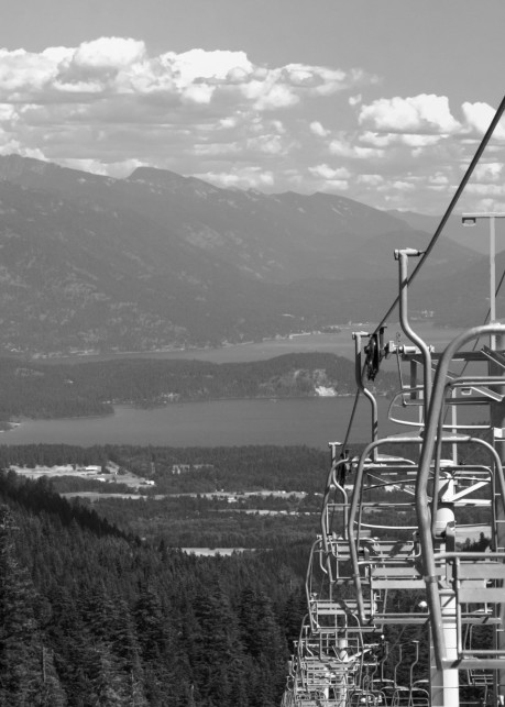 7B-Photography - Sandpoint Photography Vintage Musical Descent Lake Pend Oreille View from Schweitzer by 7B Photography
