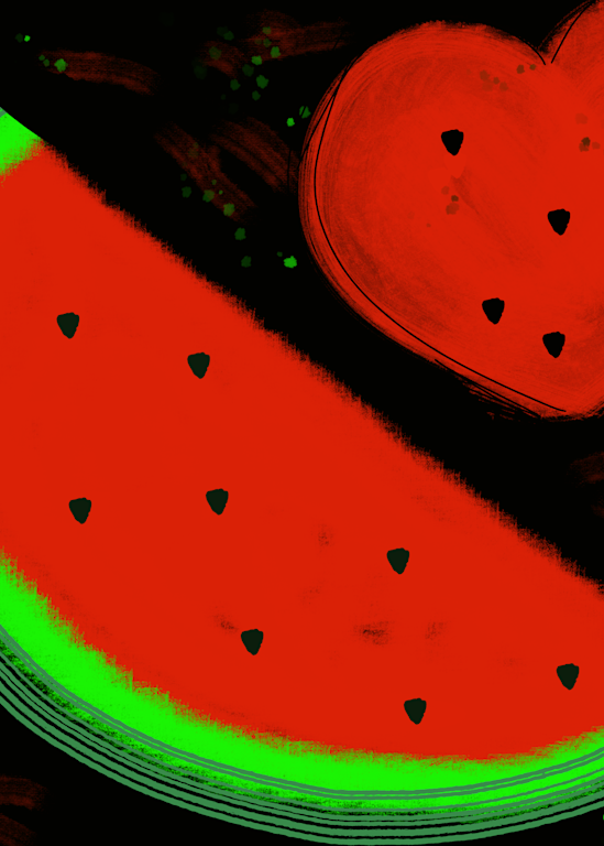 In The Heart Of A Watermelon Art | Susan Fielder & Associates, Inc.