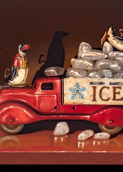 Icy Conditions Art | Richard Hall Fine Art