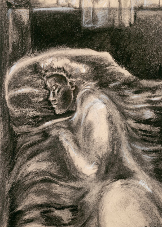 Pre Dawn Light Sleeping Woman Art | Eddie Hudson