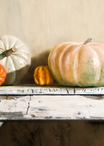 Pumpkin Lineup Art | Richard Hall Fine Art
